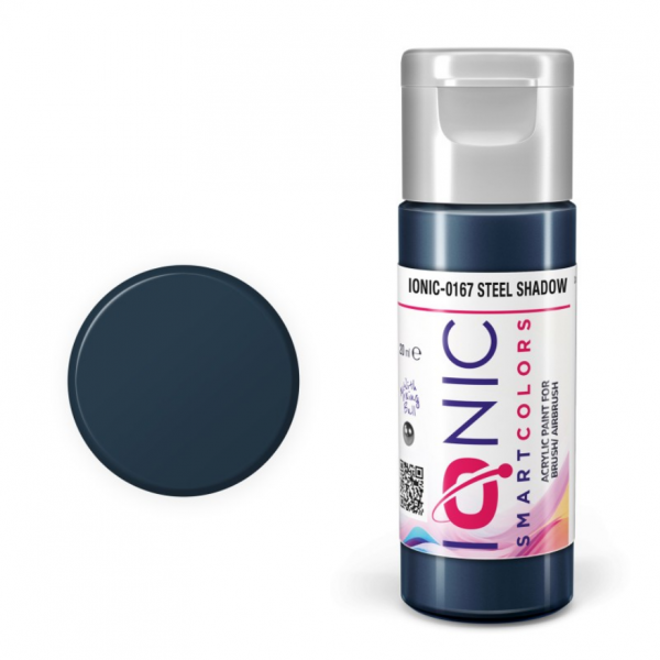 AMMO: IONIC Acrylic Colors - Steel Shadow (20mL)