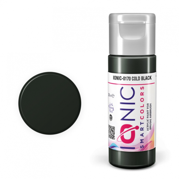 AMMO: IONIC Acrylic Colors - Cold Black (20mL)