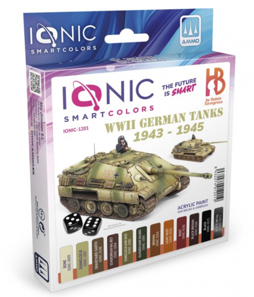 AMMO: IONIC WWII German Tanks 1943-45 Paint Set