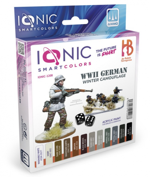AMMO: IONIC WWII German Winter Camouflage Paint Set