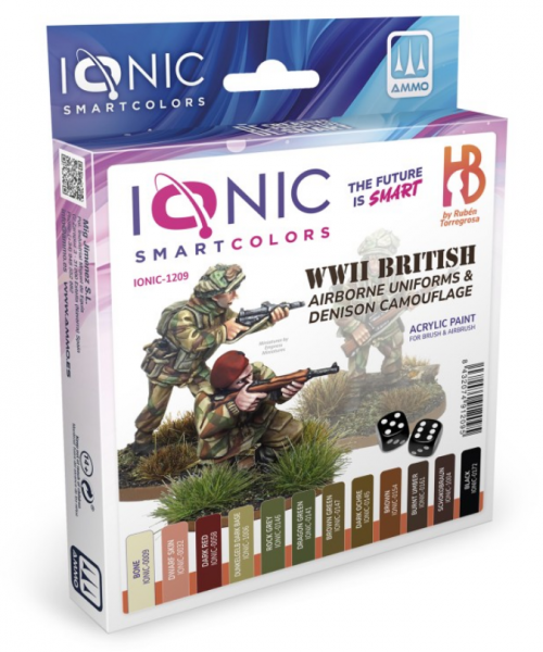 AMMO: IONIC WWII British Camouflage & Airborne Denison Paint Set