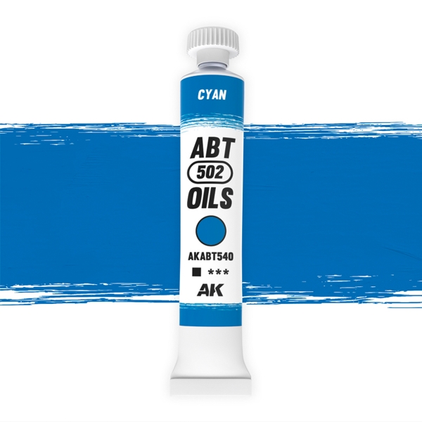 Abteilung 502: Modelling Oil Color - Cyan
