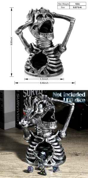 Dice Habit: Skeleton Dice Tower