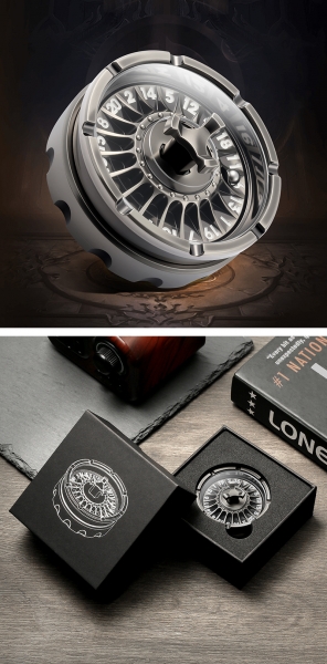 Dice Habit: Roulette Dice (D20) [Silver]