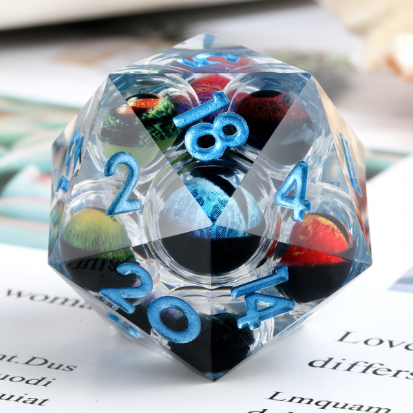 Dice Habit: Jumbo D20 Dice [Eyeballs]