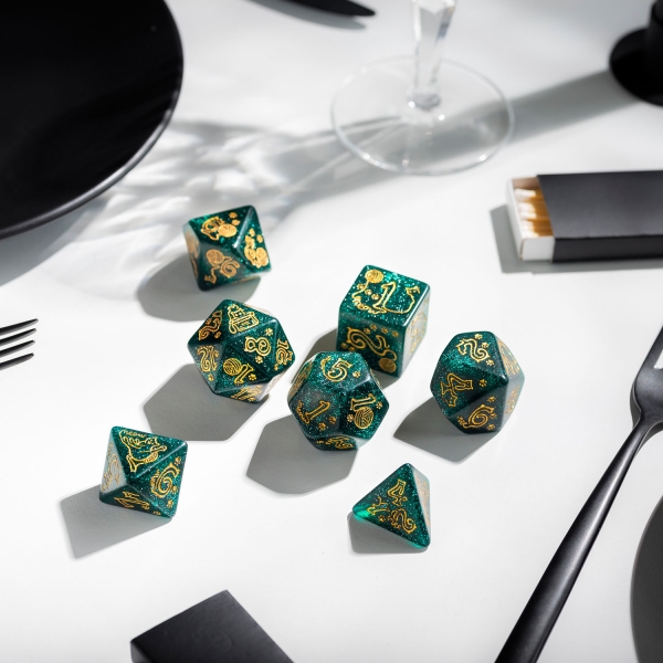 Jumbo Cats Dice Set: Merlin