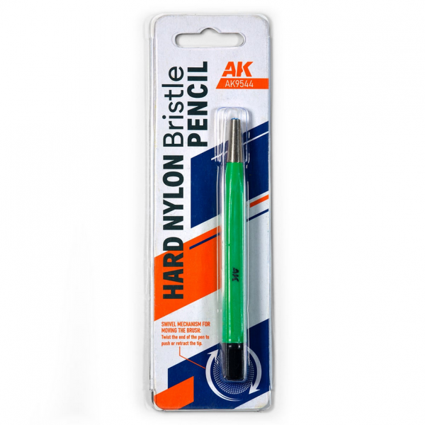 AK Interactive: Nylon Hard Bristle Pencil