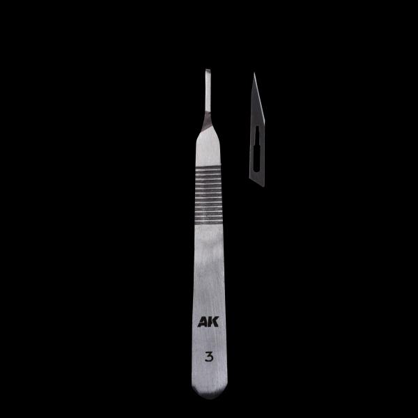 BLADE HANDLE STEEL (WITH 2 BLADES)