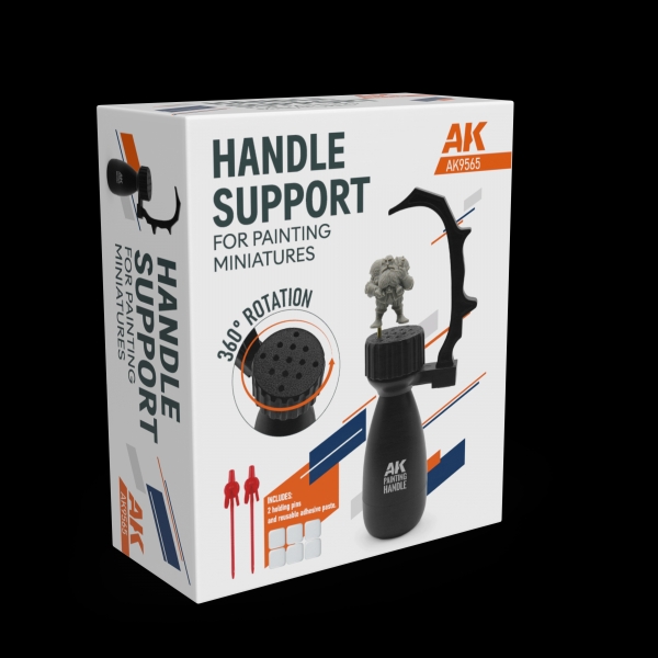 HANDLE SUPPORT FOR PAINTING MINIATURES