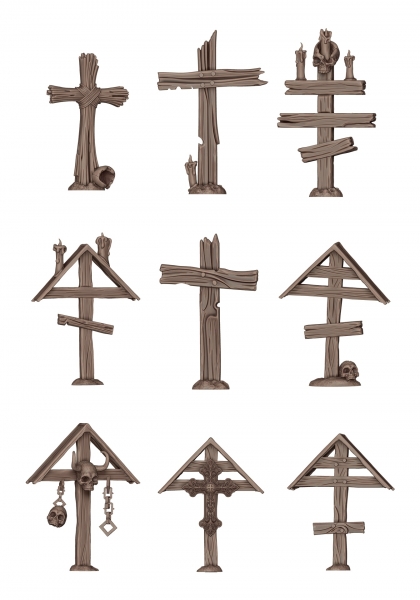 WOOD CROSSES