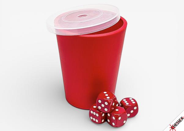 Chessex Cup-O-Dice Games™ Red