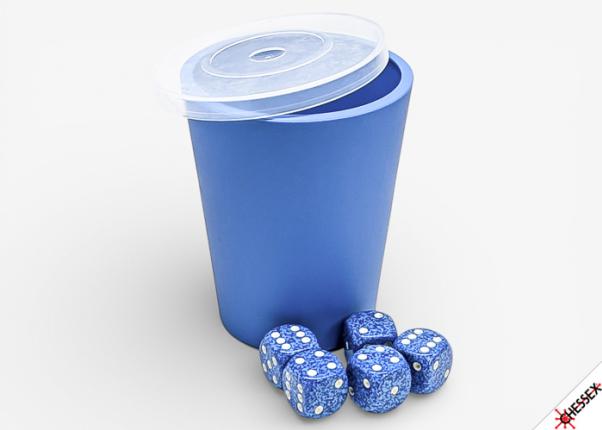 Chessex Cup-O-Dice Games™ Blue