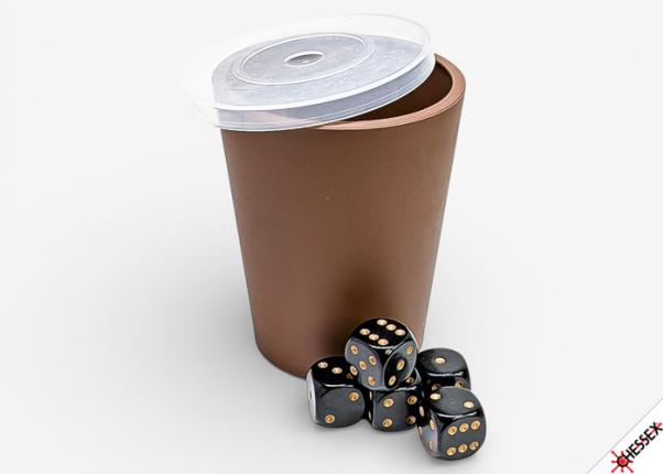 Chessex Cup-O-Dice Games™ Brown