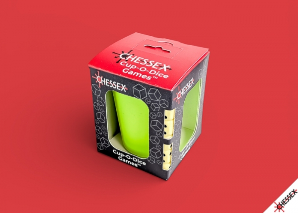 Chessex Cup-O-Dice Games™ Neon Green