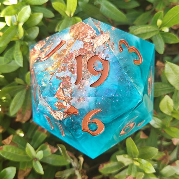Captured Magic 100mm Chonk D20 - Cloudfall