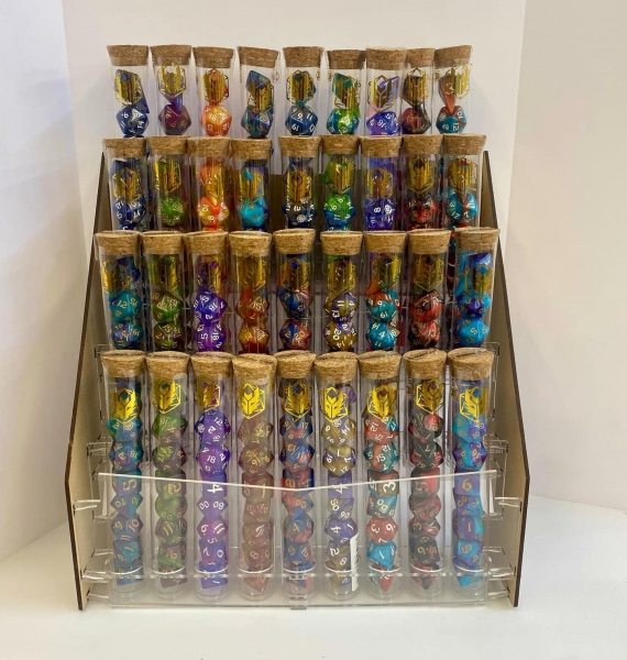 Filled Display - 8 Piece Round edge Wyrmforged Rollers