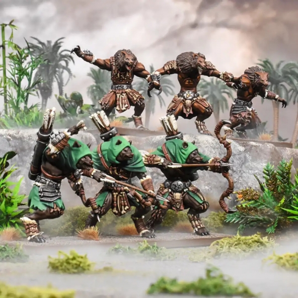 Kings Of War: Xirkaali Plainstalker/Wildfangs Regiment