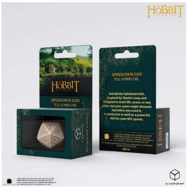 Q-Workshop: The Hobbit Spindown D20 - Terra TCG Jumbo Dice