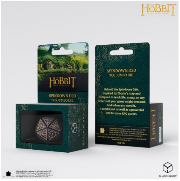 Q-Workshop: The Hobbit Spindown D20 - Tideborn TCG Jumbo Dice