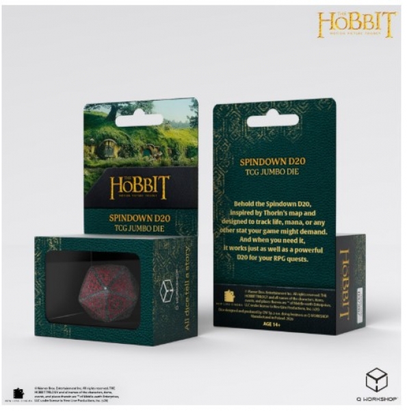 Q-Workshop: The Hobbit Spindown D20 - Lunaris TCG Jumbo Dice