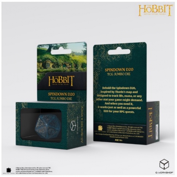 Q-Workshop: The Hobbit Spindown D20 - Aether TCG Jumbo Dice