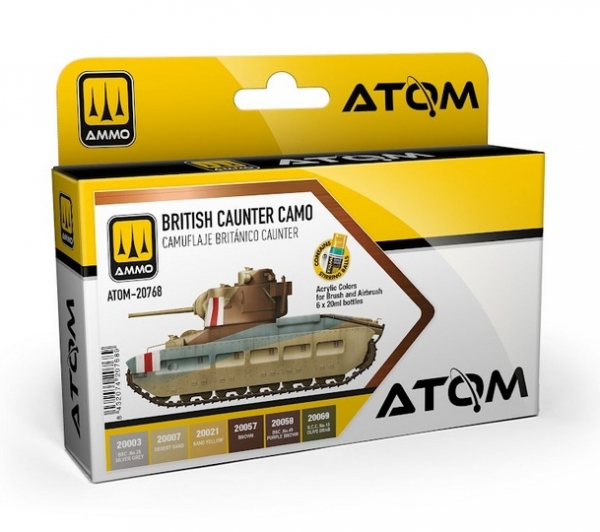 AMMO: ATOM British Counter Camo Colors Set