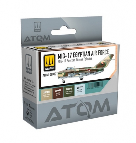 AMMO: ATOM Egyptian MiG-17 Air Force Set