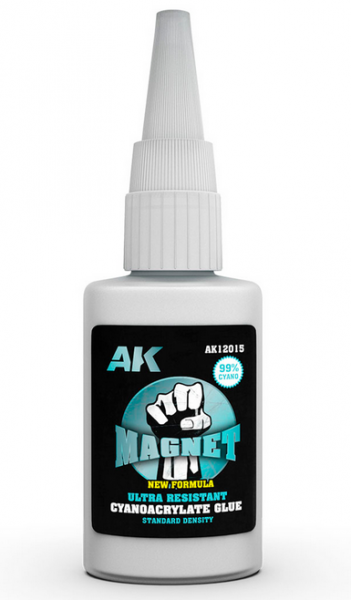 AK-Interactive: Magnet 20g standard density Ultra Resistant Cyanocrylate Glue