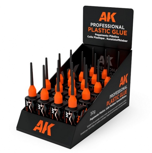 AK-Interactive: Professional Plastic Glue Display