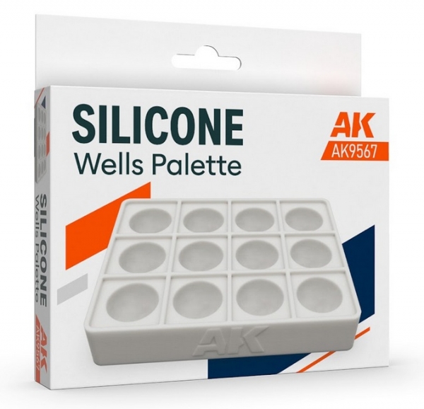 AK-Interactive: Silicone Wells Palette