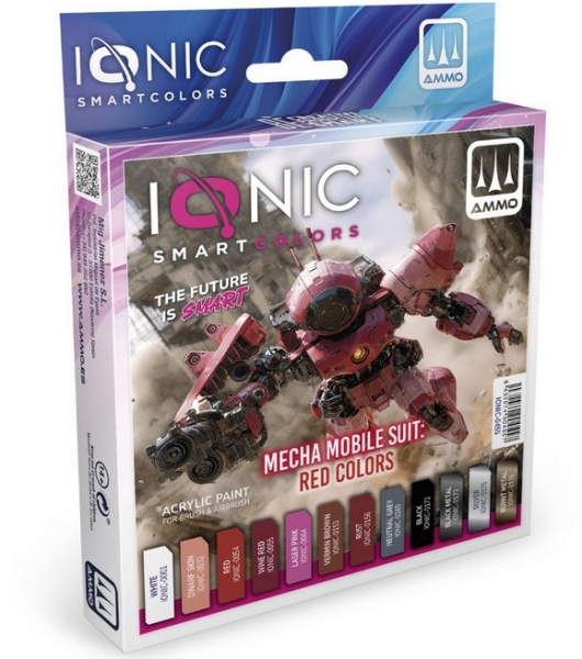 AMMO: IONIC Mecha Mobile Suit - Red Colors Set