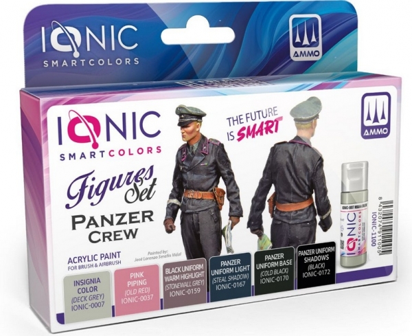 AMMO: IONIC WWII Panzer Crew Black Uniform Paint Set