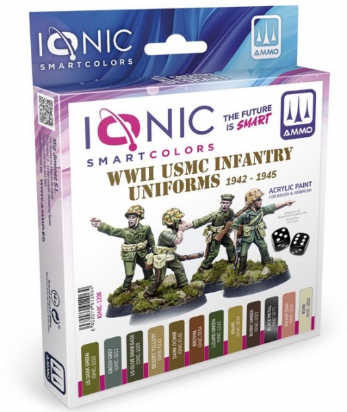 AMMO: IONIC WWII USMC Infantry Uniforms 1942 - 1945 Paint Set