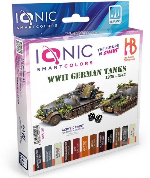 AMMO: IONIC WWII German Tanks 1939 -1942 Paint Set