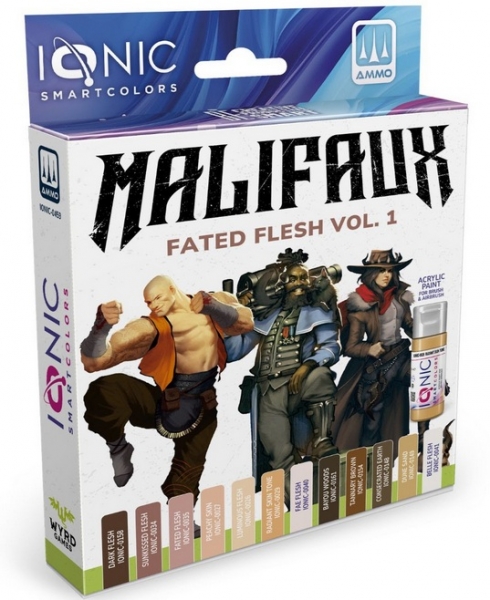 AMMO: IONIC Malifaux Fated Flesh Vol. 1 Paint Set