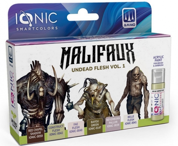 AMMO: IONIC Malifaux Undead Flesh Vol. 1 Paint Set