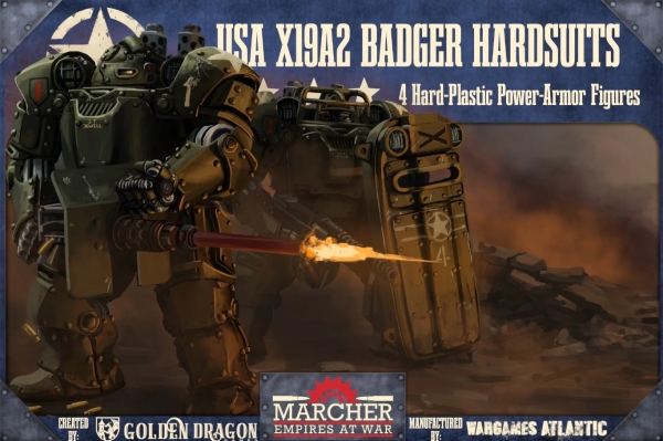 Marcher: X19A2 Badger Hardsuits