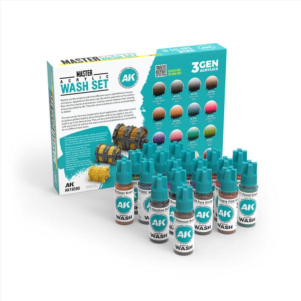 AK-Interactive: Acrylic Washes FULL RANGE