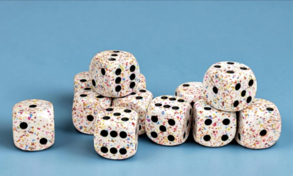 Chessex Dice Sets: Speckled Birthday 16mm d6 Dice Block (12)
