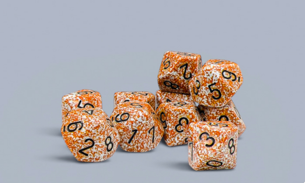 Chessex Dice Sets: Rust Speckled d10 Set (10)