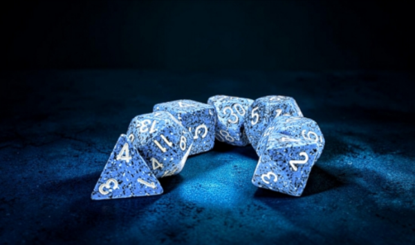 Chessex RPG Dice Sets: Speckled Ocean Stone Polyhedral 7-Dice Set