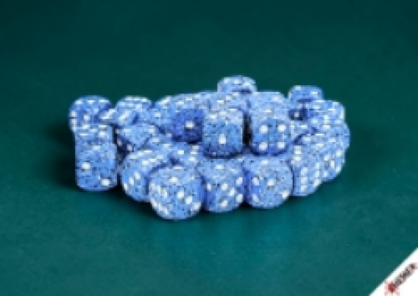 Chessex Dice Sets: Speckled Ocean Stone 12mm d6 Dice Block (36)
