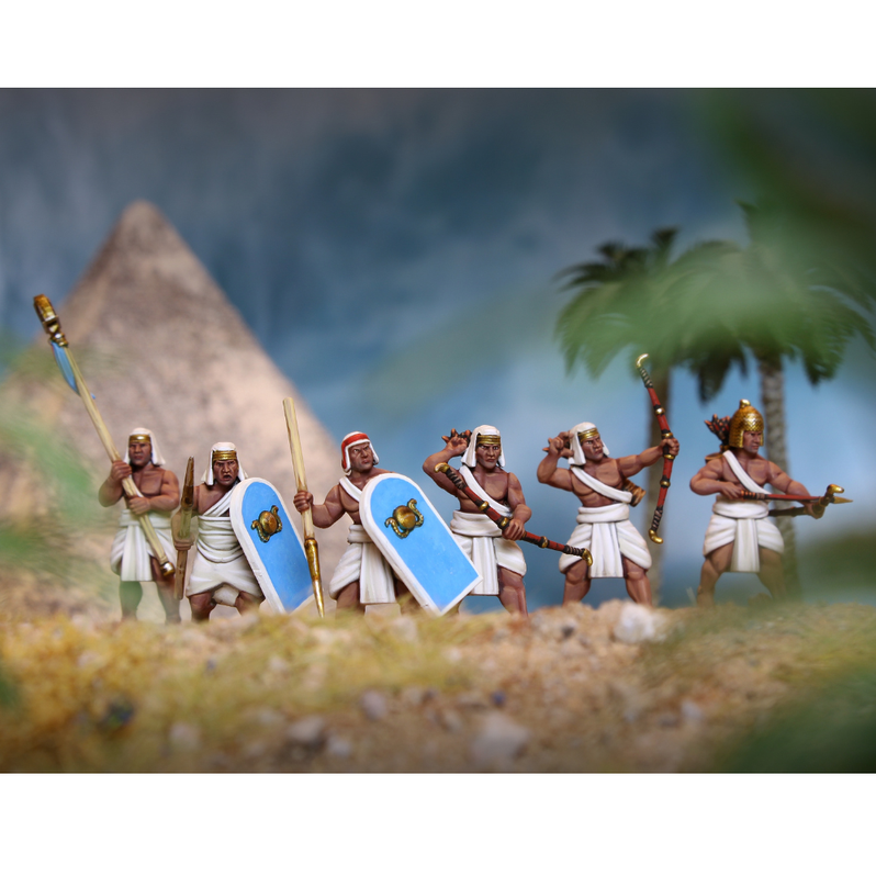 Egyptian Archers and Spearmen
