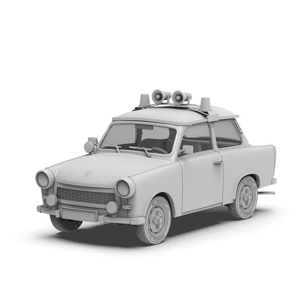 AK-Interactive: TRABI 601 S 1/35 with CIVILIAN DRIVER FIGURE (LIMITED SPECIAL EDITION)