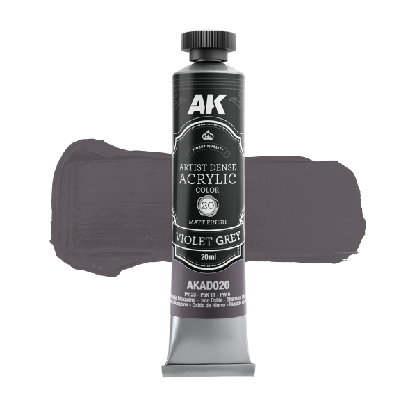 AK-Interactive:  VIOLET GREY - Artistic Dense Acrylic