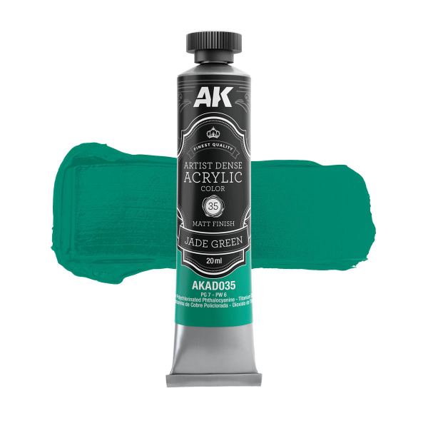 AK-Interactive: JADE GREEN - Artistic Dense Acrylicic
