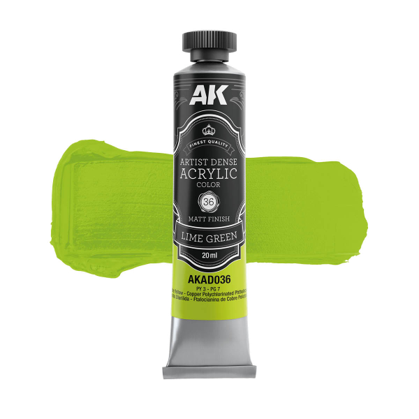 AK-Interactive: LIME GREEN - Artistic Dense Acrylic