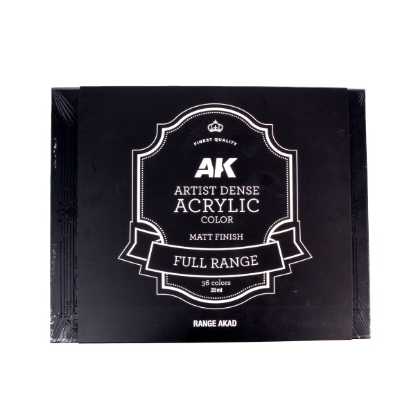 AK-Interactive: RANGE AKAD 2 DELUXE EDITION BOXES (AKAD100 + AKAD110) >> FULL RANGE 36 COLORS << INC