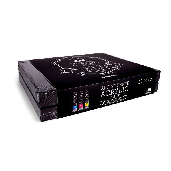 AK-Interactive: RANGE AKAD 2 DELUXE EDITION BOXES (AKAD100 + AKAD110) >> FULL RANGE 36 COLORS << INC