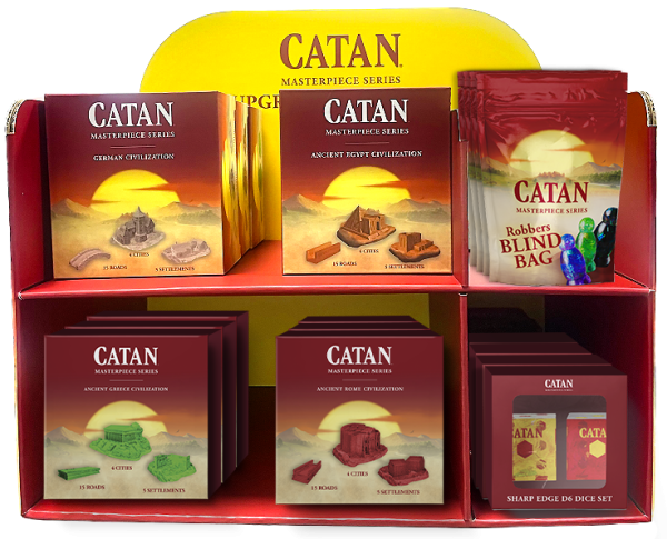 Metallic Dice: Catan Filled PDQ Store Display
